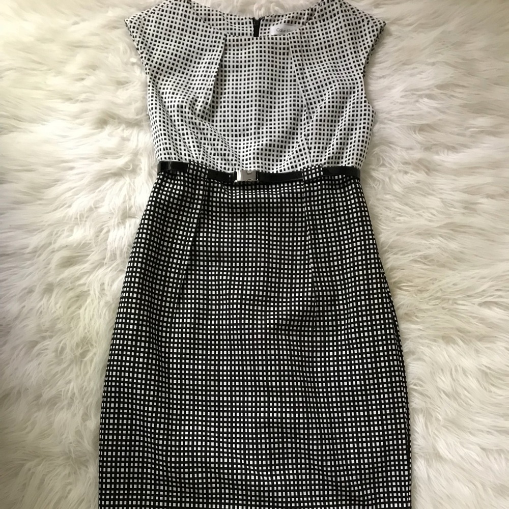 Black and white dress
